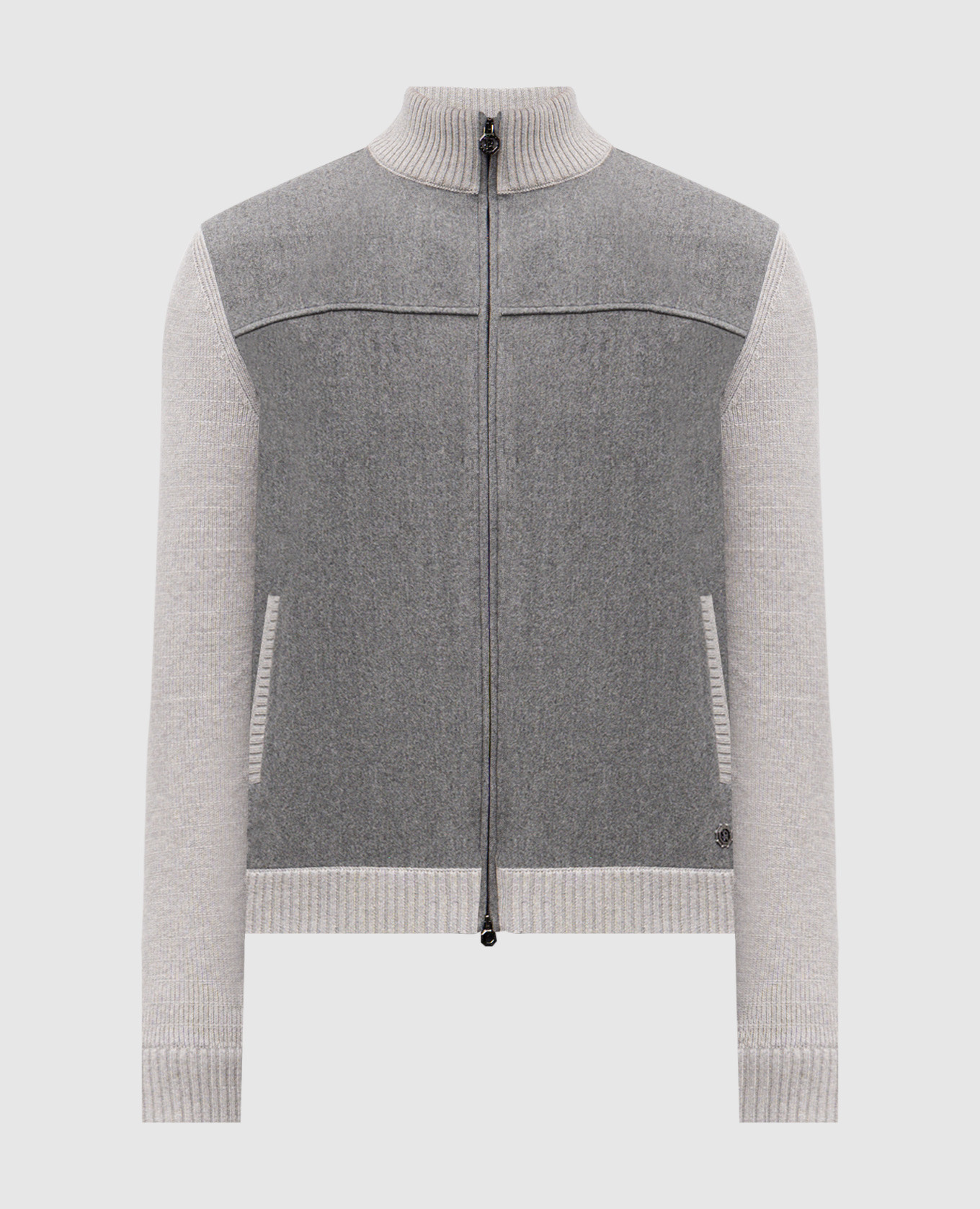 

Gray wool and cashmere cardigan Stefano Ricci, Grey