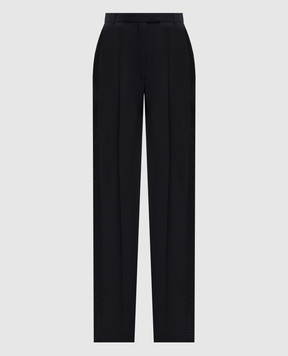 Alexander McQueen Black pants with wool 839649QJAFH