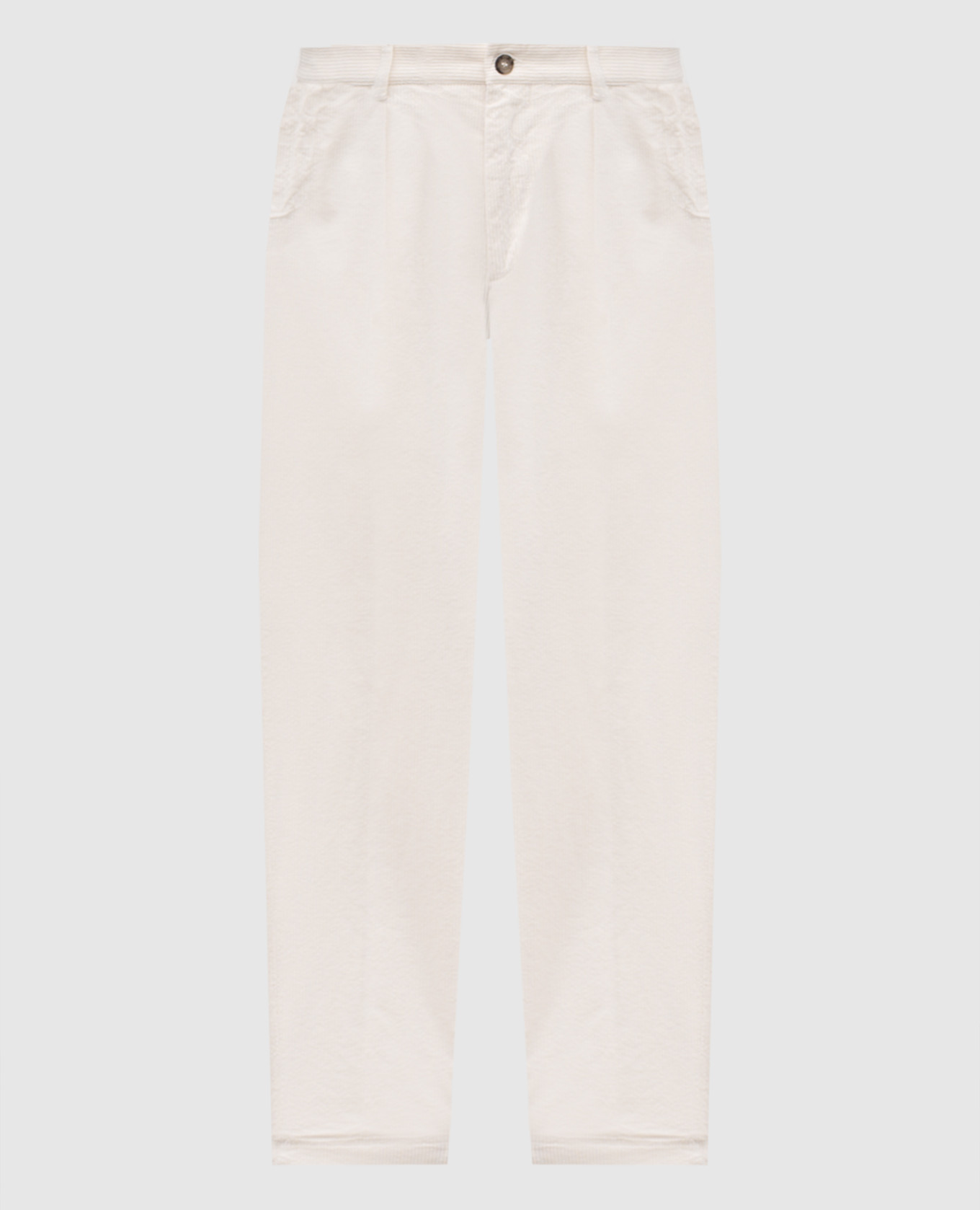 White corduroy pants Peserico