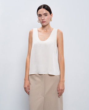 Twinset Beige top with logo 242TT2412