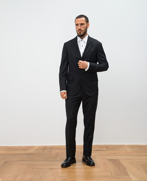 Brunello Cucinelli Black suit made of wool MF4597BTZ