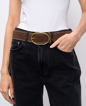 Gianni Chiarini Brown suede belt CNK00334CM