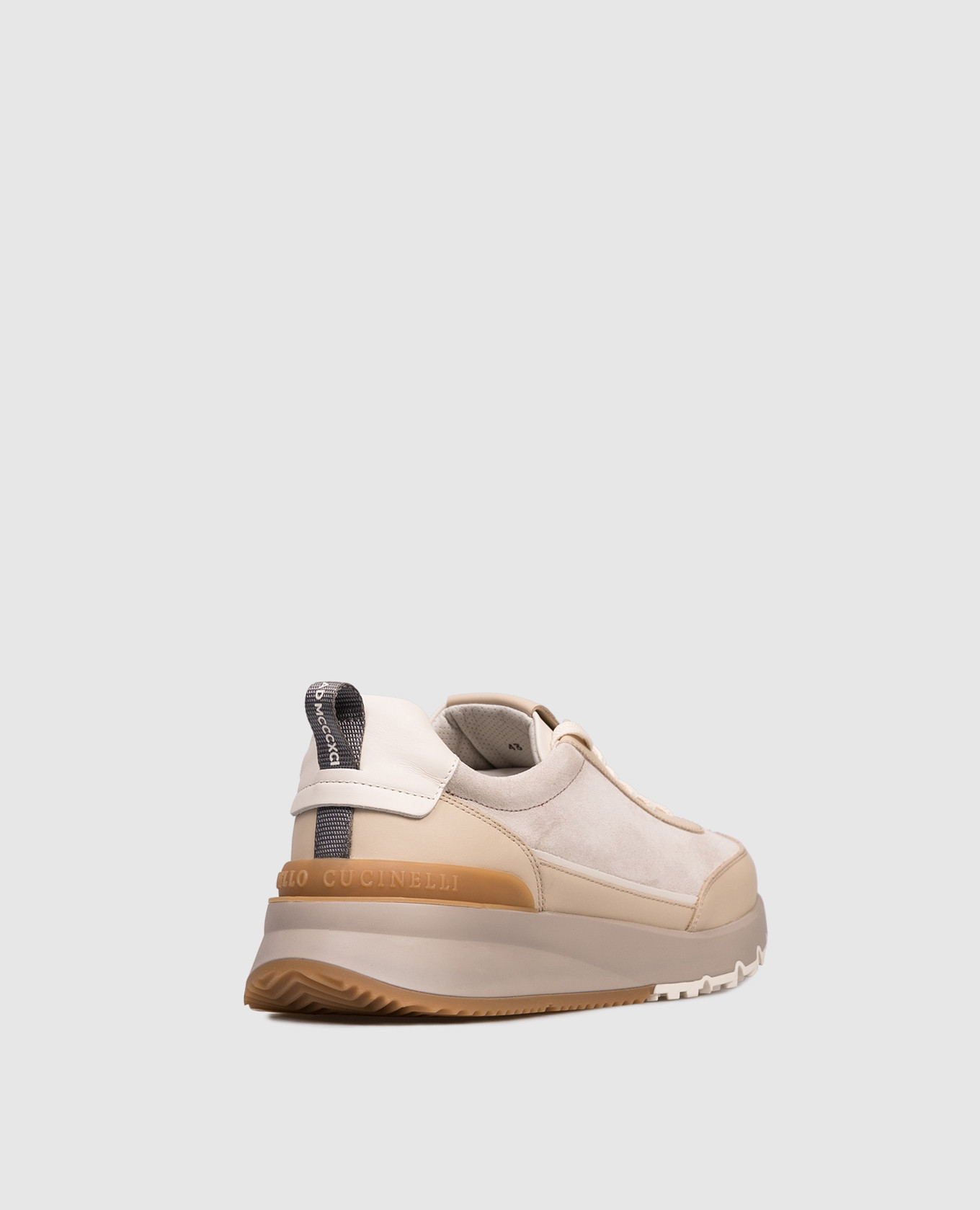 

Logo-embossed sneakers Brunello Cucinelli, White