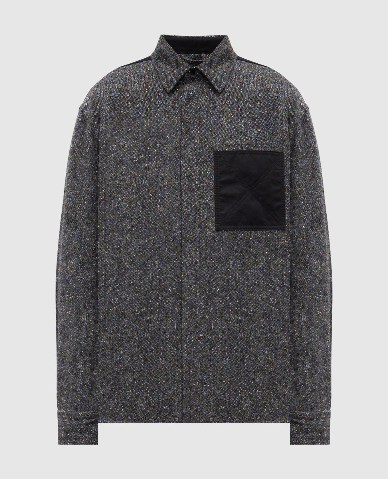 Gray shirt with wool and silk Iceberg