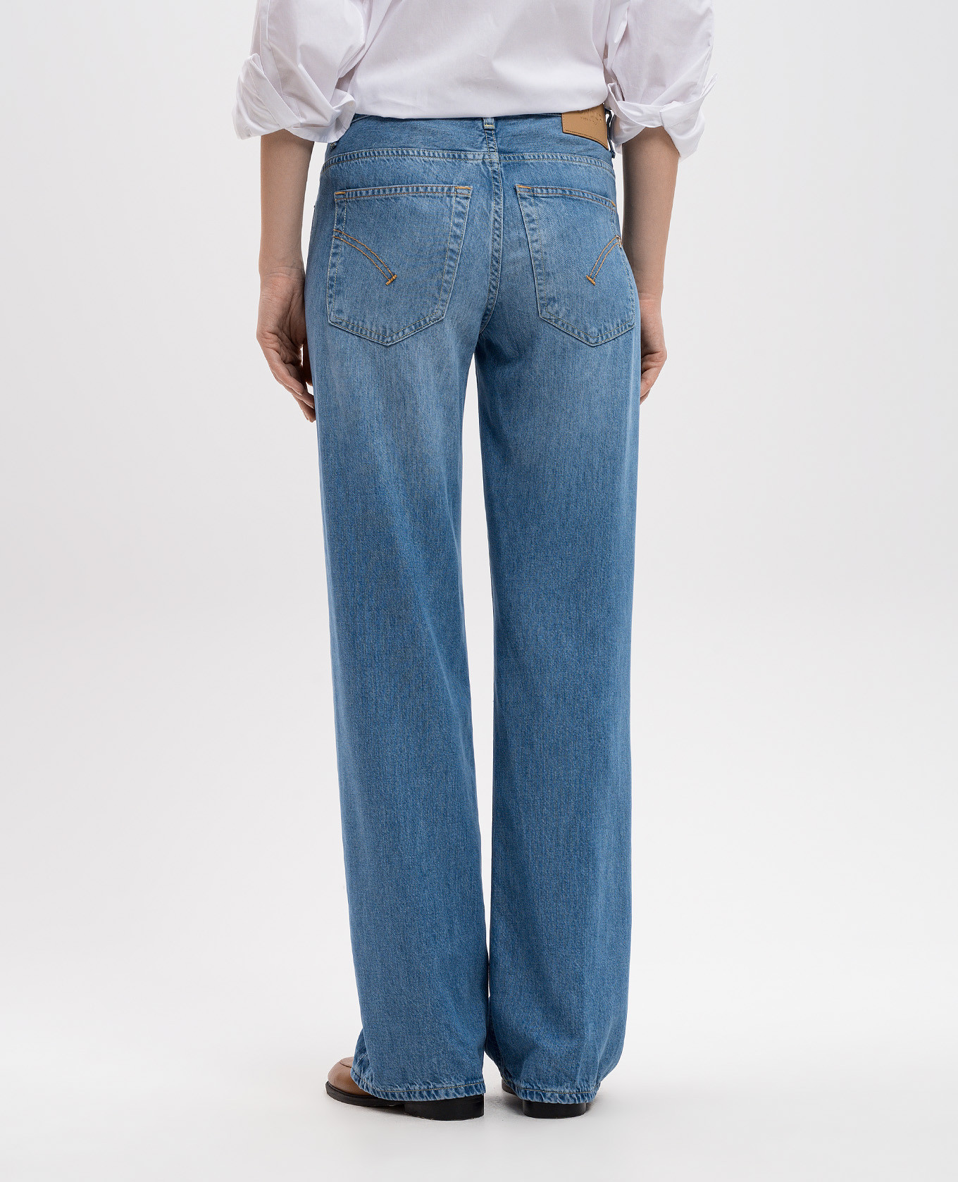 Jacklyn blue distressed jeans Dondup 4