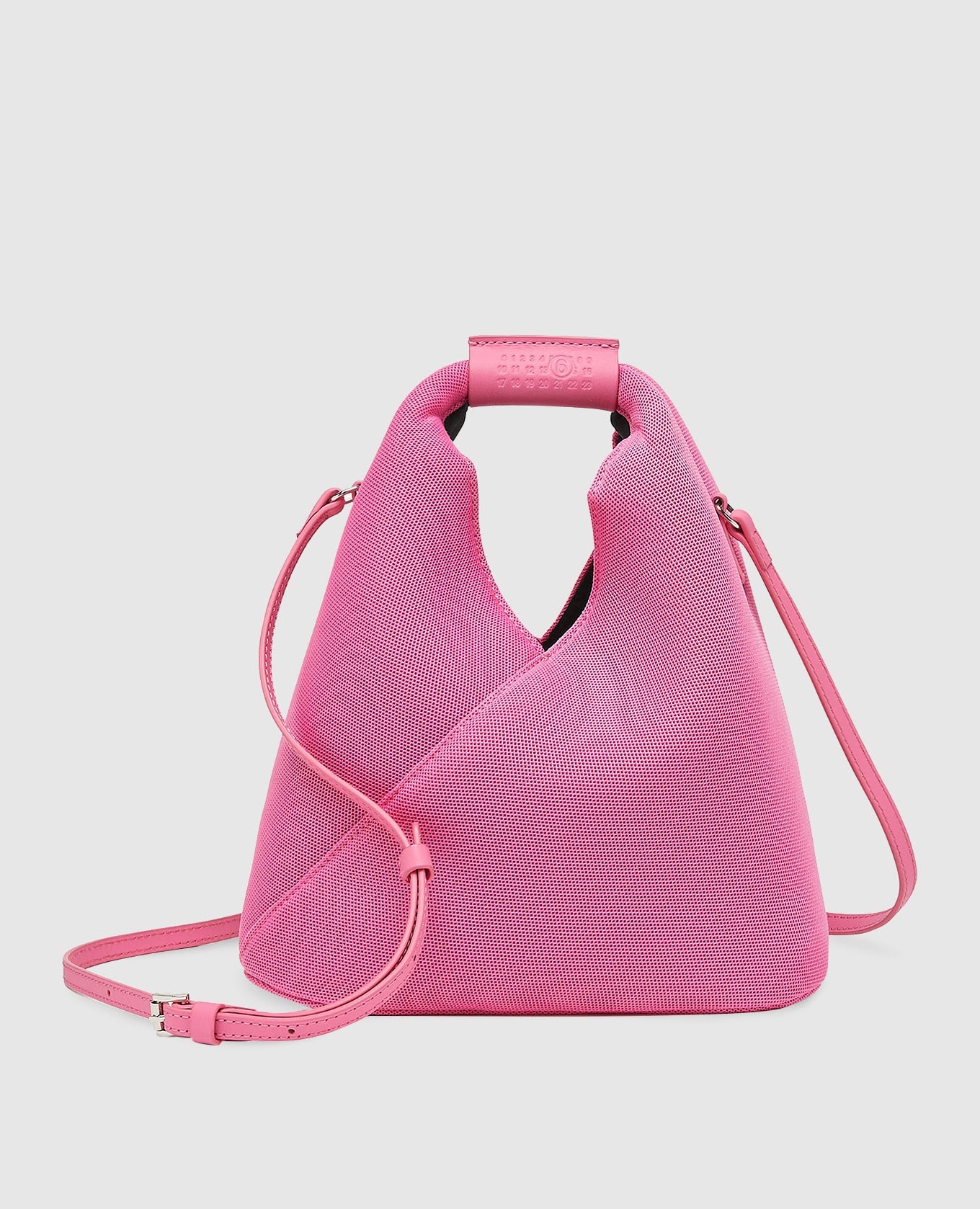 

Pink logo hobo bag Maison Margiela MM6