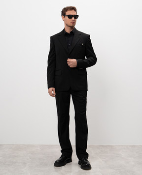 Helmut Lang Curve black wool jacket O06HM102