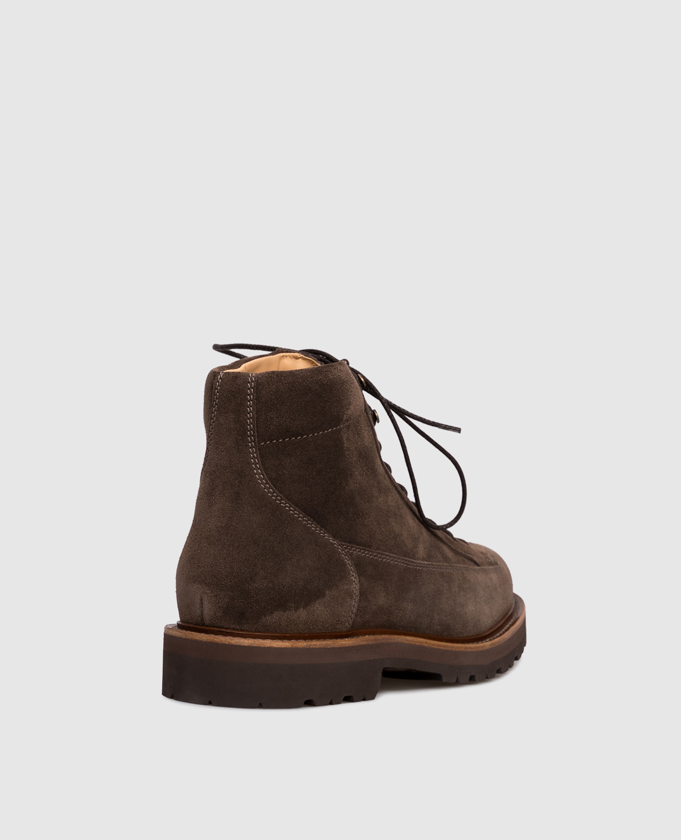 

Brown suede boots with logo Brunello Cucinelli
