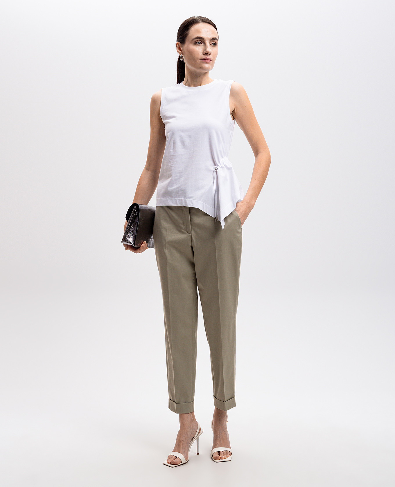 

White top with asymmetric bottom Peserico