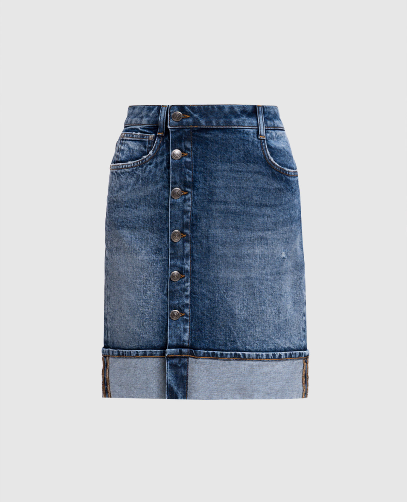 スカート DONDUP Woman Skirt Blue G586DSK297IDR9W 800 Dondup - Blue denim skirt G583DSK297DIS2 - shop with Cyprus
