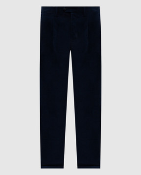 Officina 36 Blue corduroy pants 228509538
