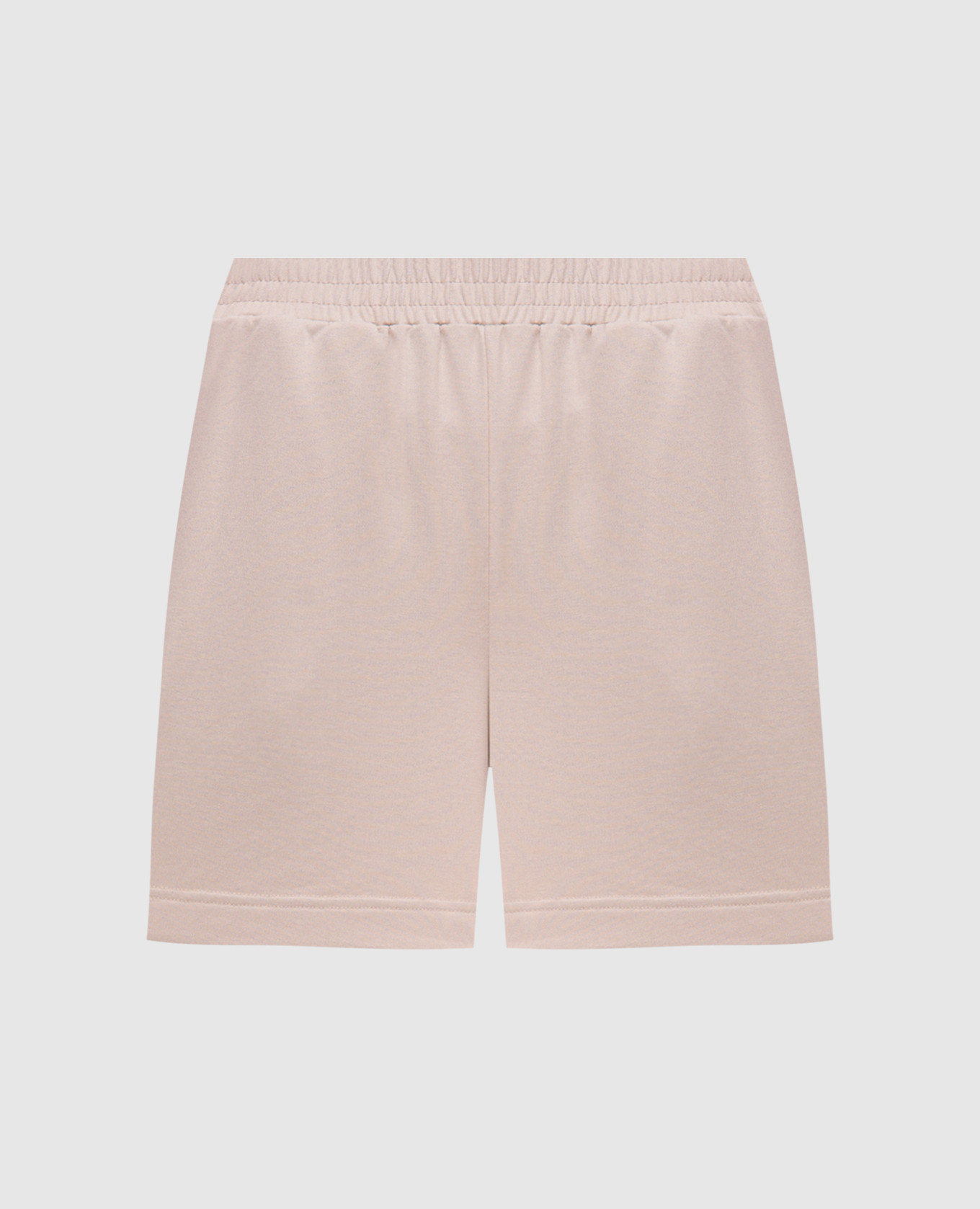 Beige shorts with logo embroidery Twinset