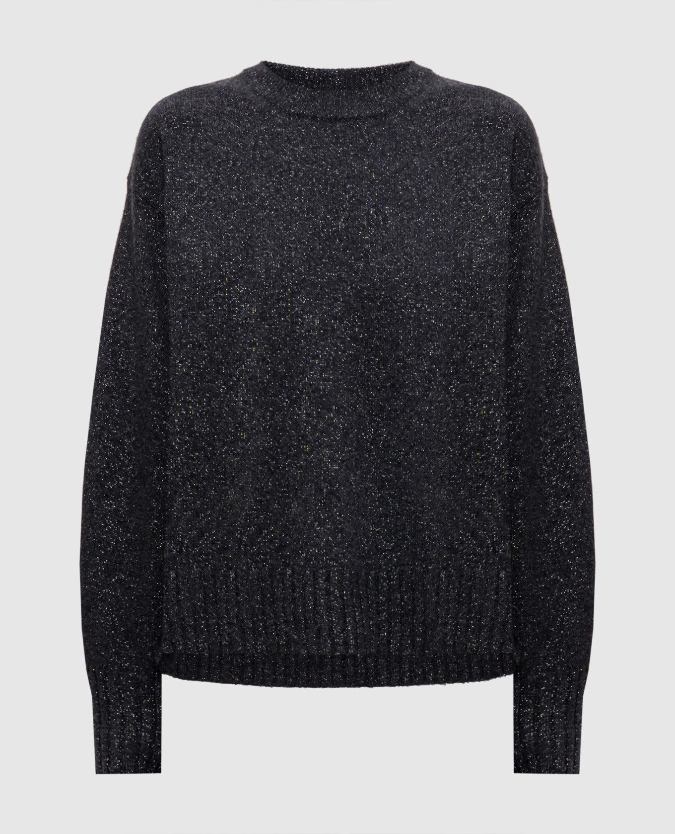 Gray wool and cashmere sweater Peserico