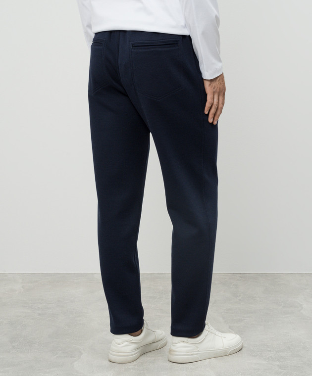 パンツ BRUNELLO CUCINELLI PANTALONE IN MAGLIA DI COTONE SPARKLING Brunello Cucinelli - Beige Lurex Baggy Tapered Leg Jean