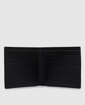 Balenciaga Black leather wallet with BB logo print 5945492ABKU