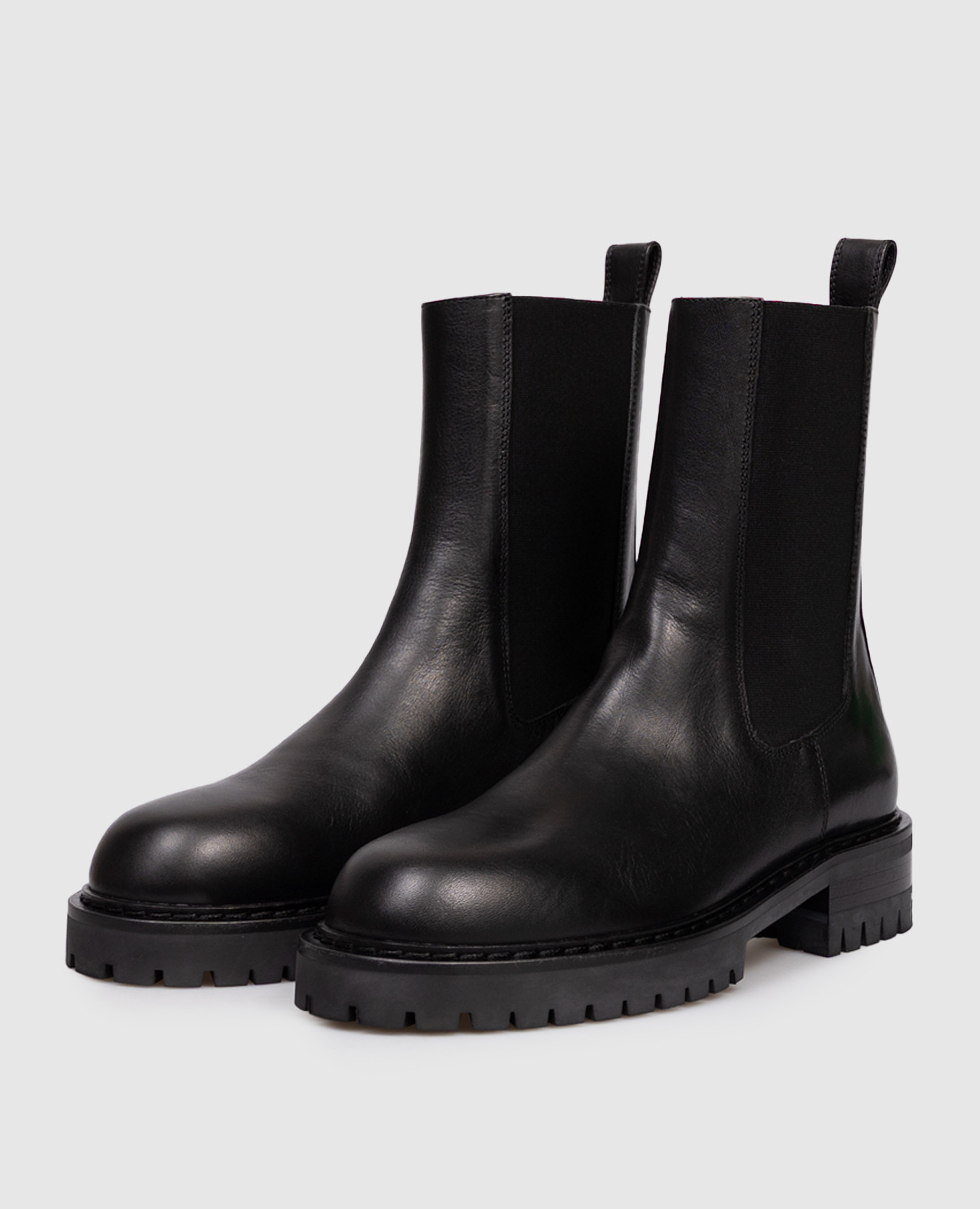 Nilo black leather chelsea boots Ann Demeulemeester 2