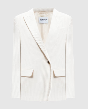 Dondup White corduroy jacket DJ563VS0031DXXX