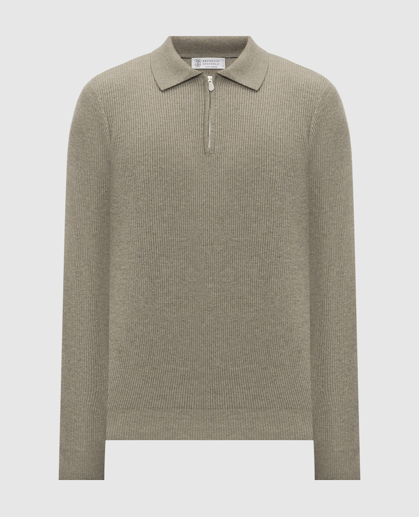 Green cashmere sweater brunello cucinelli