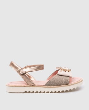 Pretty Ballerinas Children's beige combination sandals Esti with crystals 51266
