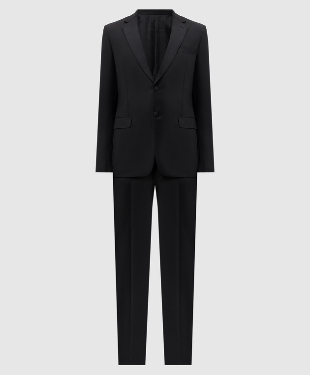 Prada - Black mohair and wool suit UAF4201KNB - shop with European