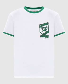 Coperni Camiseta blanca con logo bordado en contraste COPJS126F5020