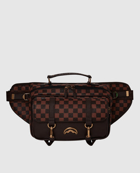 Sprayground Children's brown belt bag Ops Pixel Emboss 910B7454NSZ