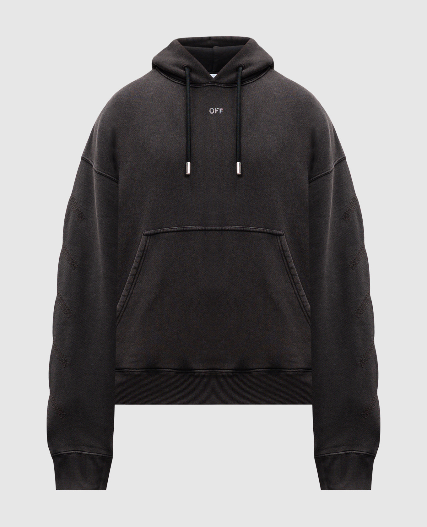 Gray hoodie with print Off-White