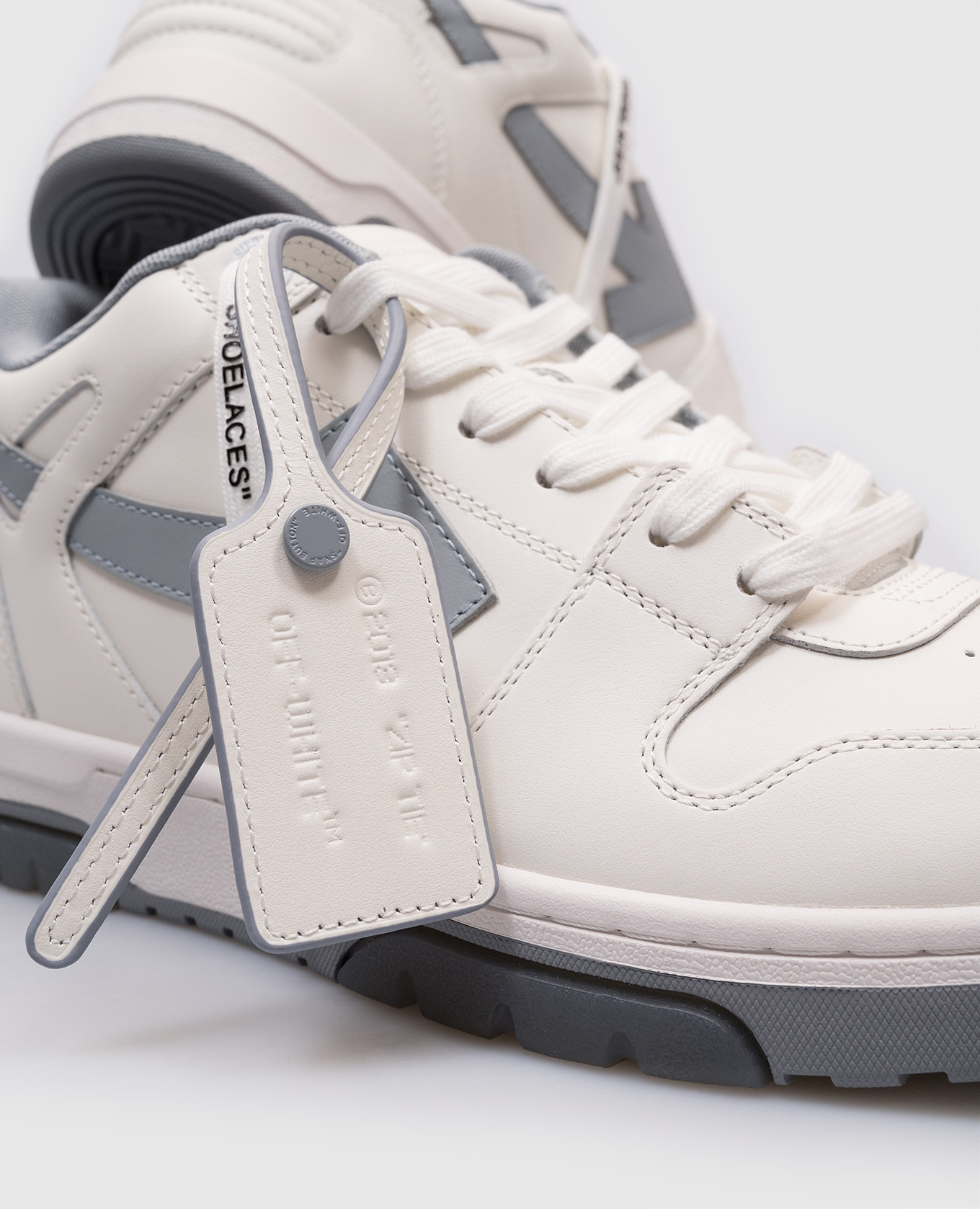 

White leather sneakers Out of Office Off-White