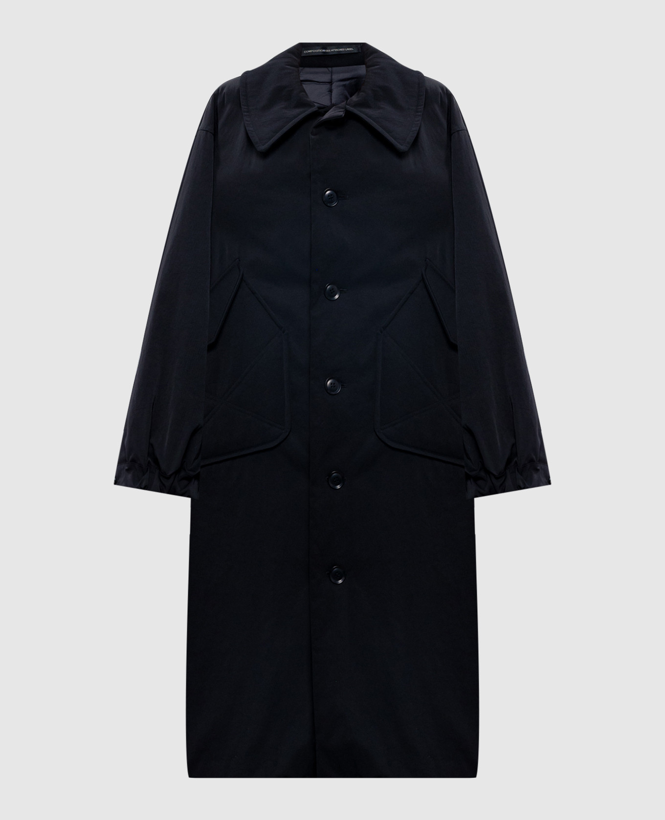 

Black raincoat with logo Y` Yamamoto