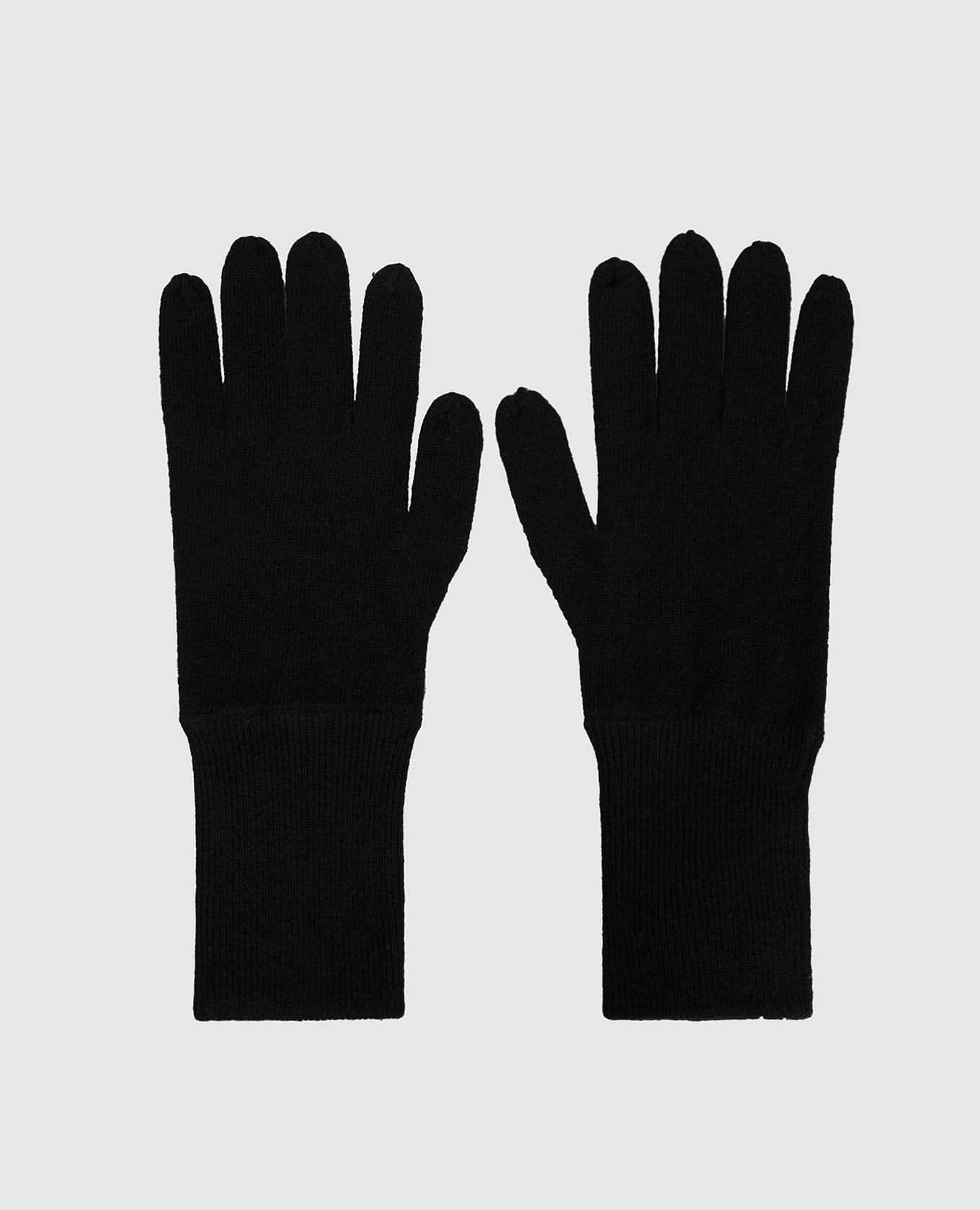 Black cashmere gloves Allude