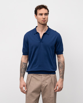 Cashmere&Whiskey Blue polo MB004B
