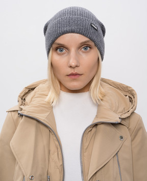 Mackage DAWSON gray hat with logo DAWSON