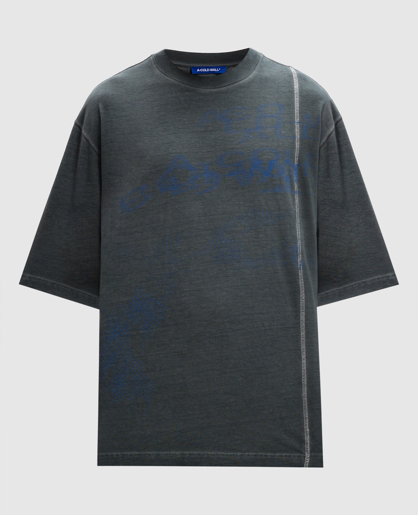 Green t-shirt annex with a print a cold wall