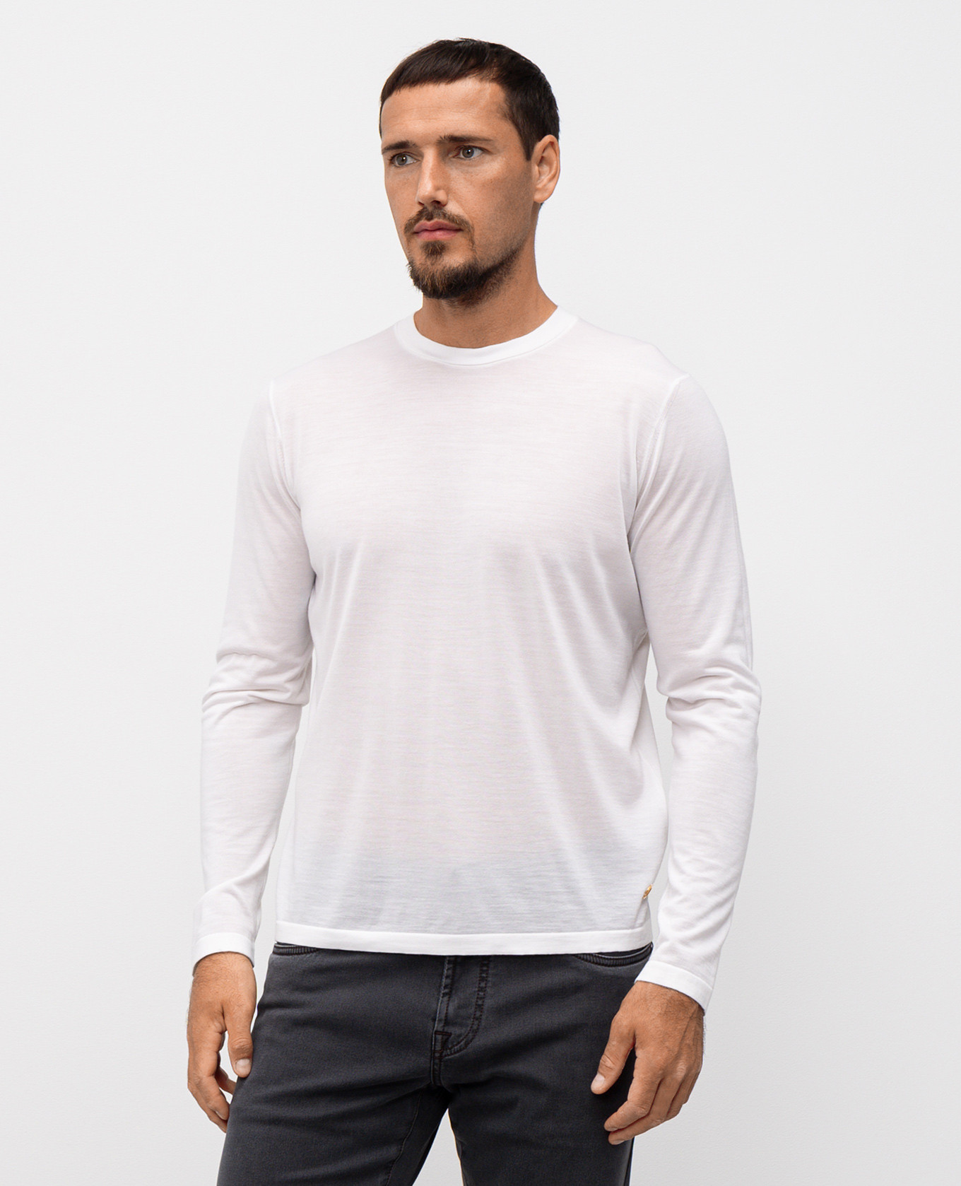 White cashmere longsleeve Stefano Ricci 2