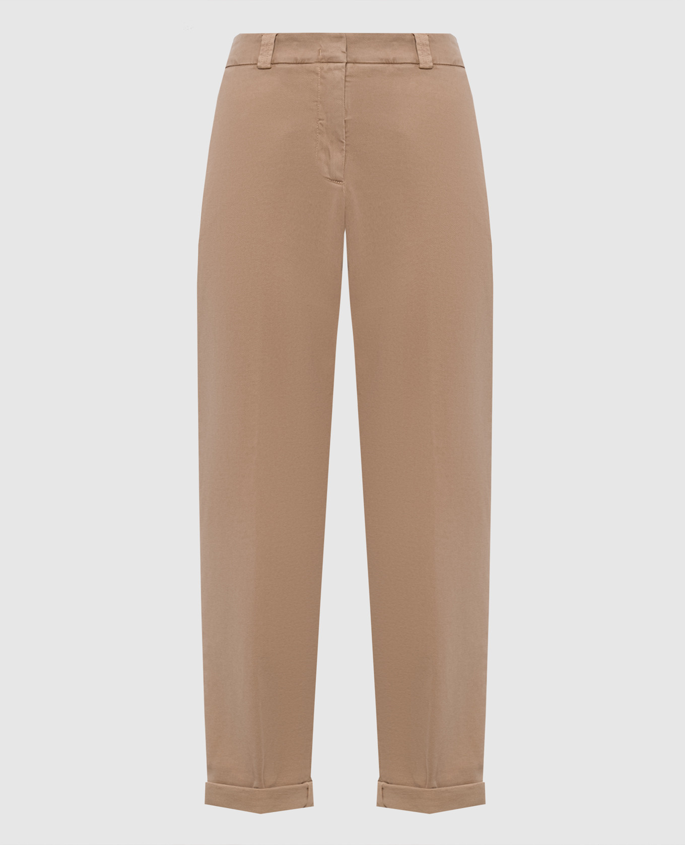 Beige trousers with lapels Peserico