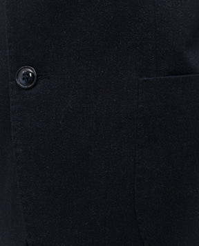 Exibit Blue jacket with wool GCD33863