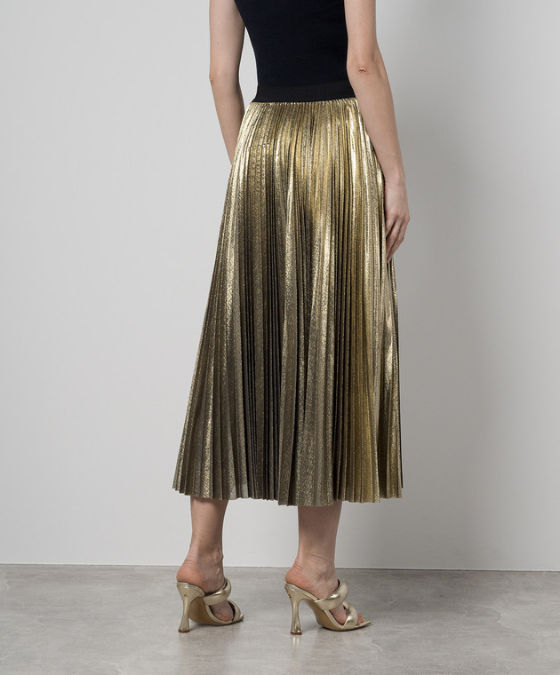 スカート MAX MARA Woman Skirt Gold 2511101018600 032 Max Mara Weekend - Nurra golden pleated skirt NURRA - shop