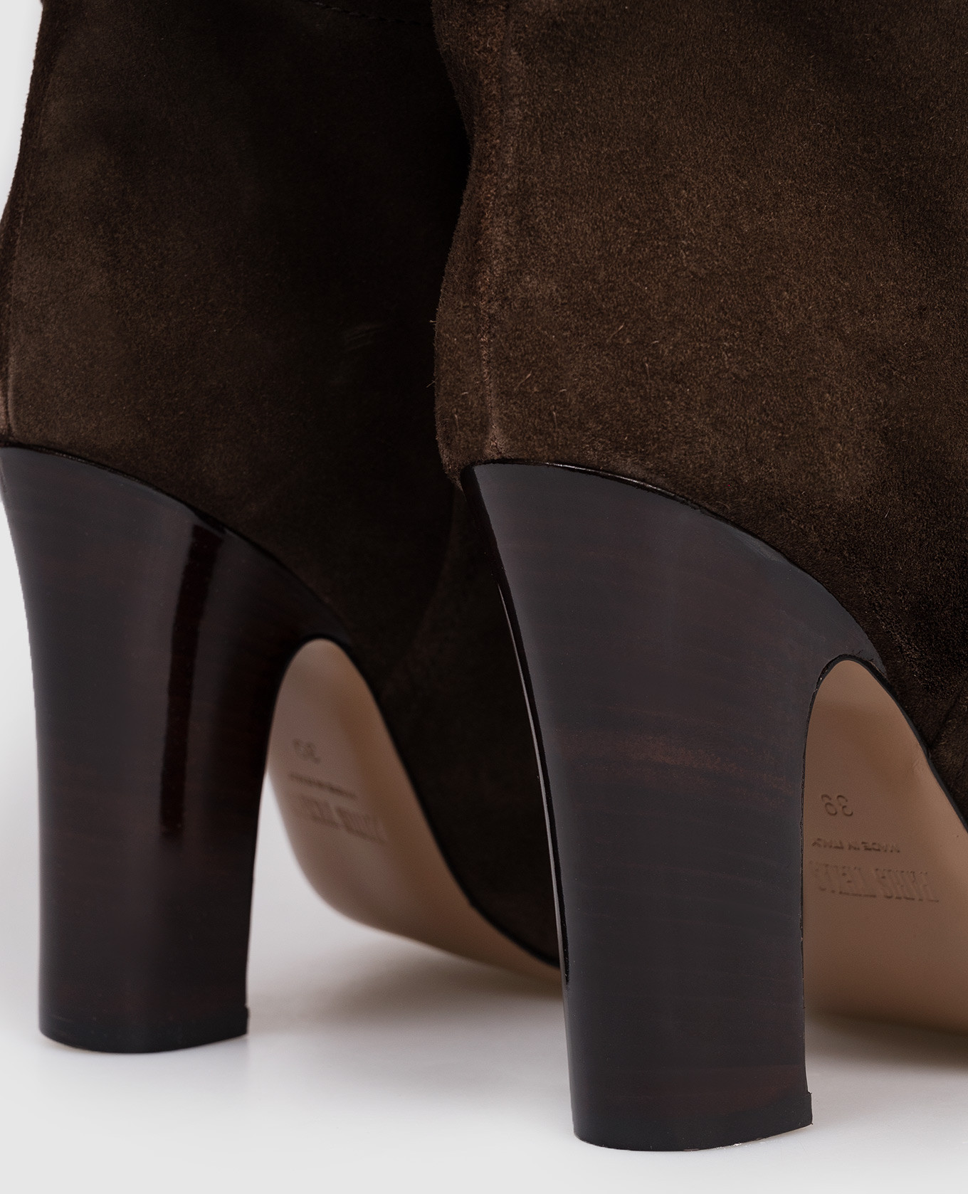 Lavinia brown suede over-the-knee boots Paris Texas 5
