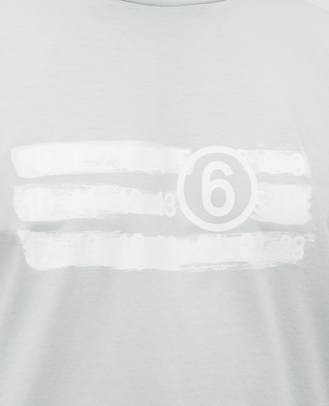 

Green t-shirt with logo print Maison Margiela MM6