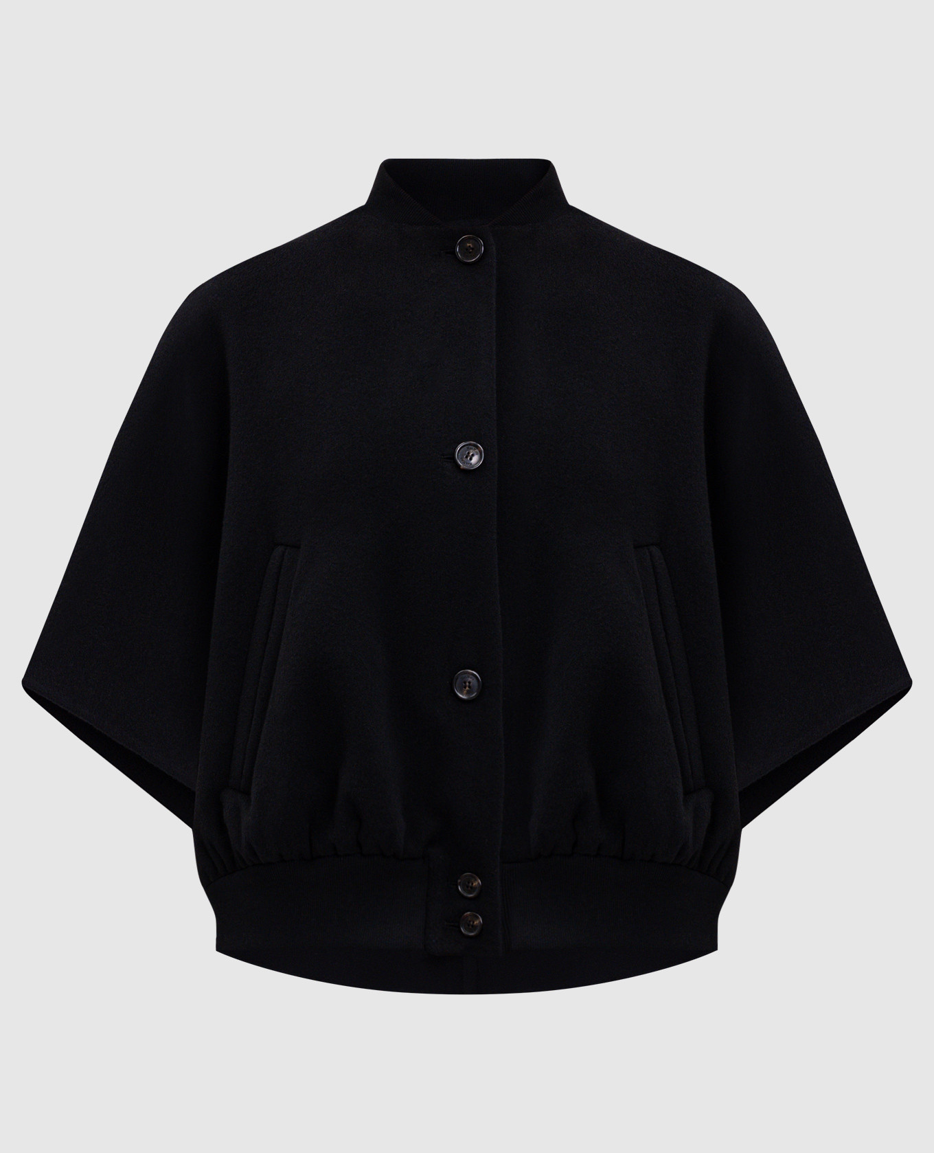 LETICIA black cashmere poncho Max Mara
