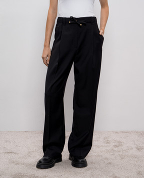 Moncler Black wool pants K20932A00018598XP