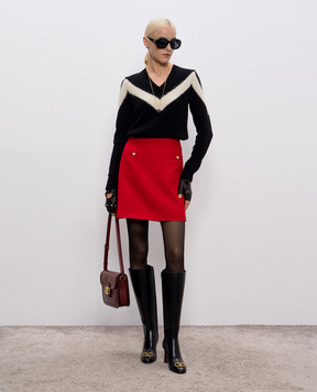 Valentino Black wool pullover 7B0KC69D9SL