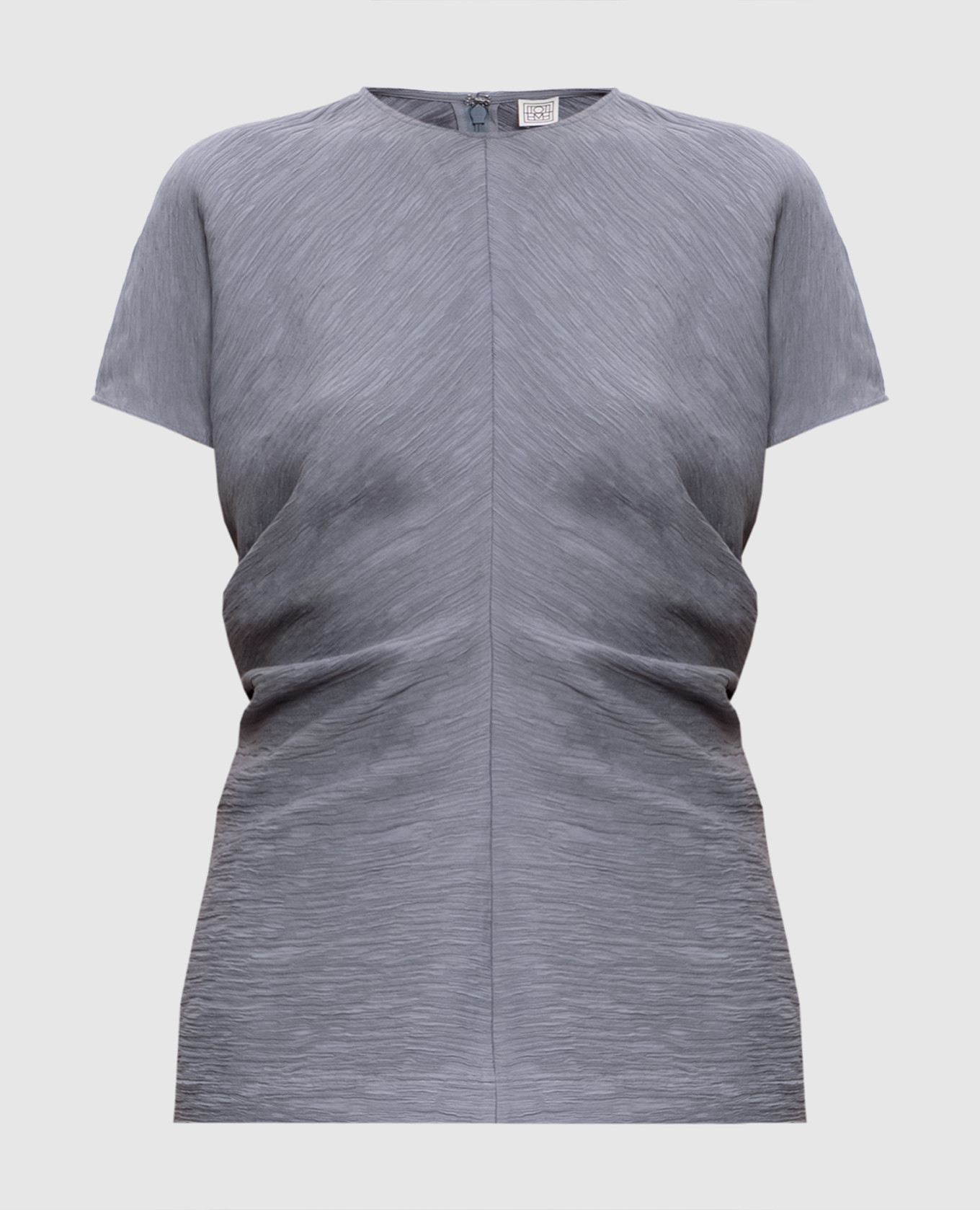 

Gray top with woven pattern Toteme, Grey