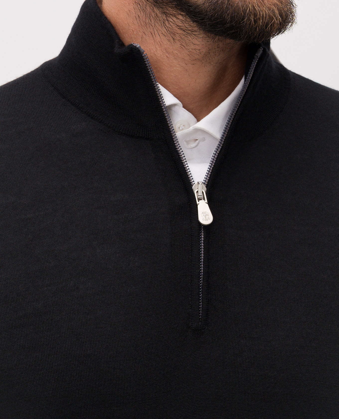 

Black wool and cashmere jumper Brunello Cucinelli