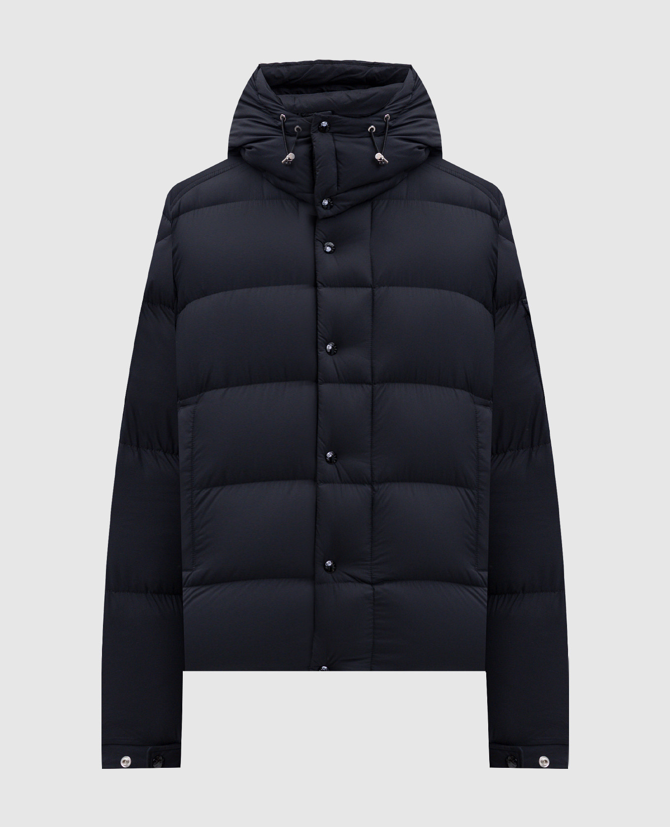 Black Vezere down jacket with logo
