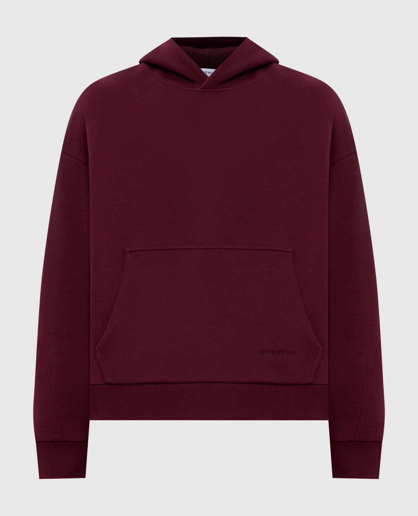 

Burgundy hoodie with logo embroidery Givenchy