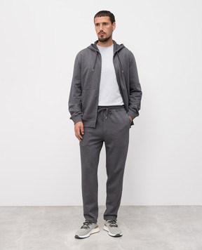 Brunello Cucinelli Grey T-shirt with logo print M0B138440