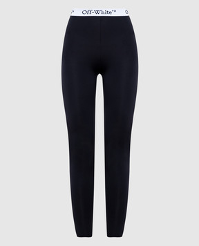 Off-White Black leggings with logo OWVV003F24JER001
