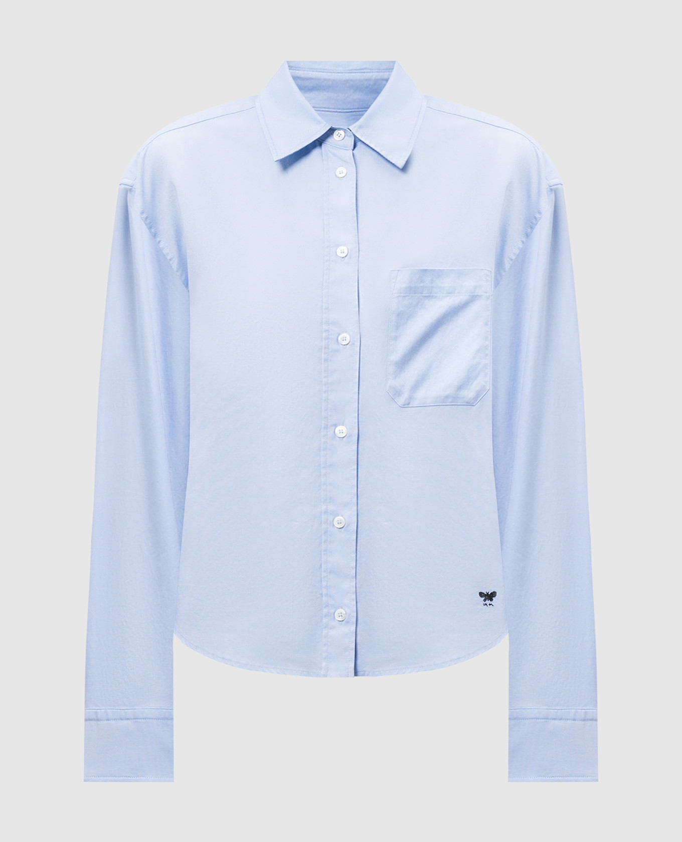 

APICE blue shirt with logo emblem Max Mara Weekend, Light blue