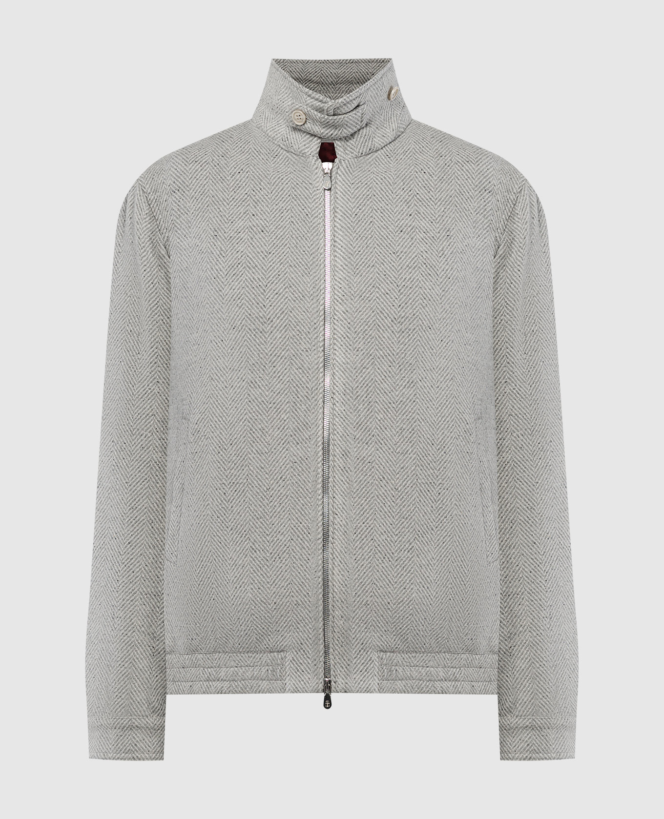 Gray jacket with wool brunello cucinelli